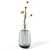 Versatile Bolia Una Clear Gray Vase 3D model small image 3