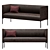 Contemporary Talk 3-Seater Sofa 3D model small image 4