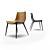 Stylish Modloft Dining Chair 3D model small image 3