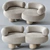 Elegant Siamese Sofa: Perfectly Crafted 3D model small image 24