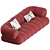 Luxurious Intermede 3-Seater Sofa by Roche Bobois 3D model small image 7