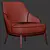 Elegant Atlas Armchair by Parla 3D model small image 5