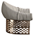 Elegant Cloth Chair 3D model small image 3
