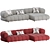 Modular Intermede Sofa: Contemporary Comfort 3D model small image 4