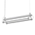 Sleek Tubes Suspension Light 3D model small image 2