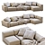 Modern Jesse Pasha Sofa - Sleek Design 3D model small image 6