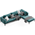 Contemporary BB Italia Miche Sofa 3D model small image 4