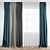 High Quality 3D Curtain Model 3D model small image 1