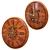 Elegant Wooden Clock Collection 3D model small image 3