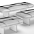 Clive Soft Benches: Elegant and Minimalist Seating 3D model small image 7