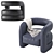 Mgbw Home Kirby Leather Chair: Stylish Comfort 3D model small image 2