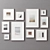 Versatile Set of 10 Picture Frames 3D model small image 3