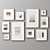 Versatile Set of 10 Picture Frames 3D model small image 5