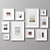 Versatile Set of 10 Picture Frames 3D model small image 6