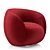 Elegant Dot Armchair by Roche Bobois 3D model small image 1