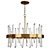 Revel Chandelier: Elegant Illumination 3D model small image 1