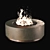 Sleek Bio-Fireplace Set 3D model small image 8