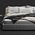 Elegant Meridiani Louis Bed: Timeless Comfort 3D model small image 3