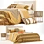 Flber Duvet Bed - High-Quality Unwrapped Model with V-Ray 3D model small image 1