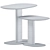 Contemporary Plinto Side Table 3D model small image 3