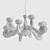 Elegant Bustier Pendant Light 3D model small image 2