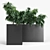 Sleek Sotomon Planter with Trellis 3D model small image 3