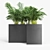 Sleek Sotomon Planter with Trellis 3D model small image 5