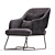 Elegant Comfort: Blazer Armchair 3D model small image 2