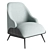 Elegant Lounge Chair: High-quality 3D Model 3D model small image 2