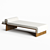 Cozy Wood Frame Daybed 3D model small image 1