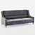 Liverpool Compact Sofa: Comfortable and Stylish 3D model small image 1