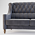 Liverpool Compact Sofa: Comfortable and Stylish 3D model small image 4