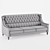 Liverpool Compact Sofa: Comfortable and Stylish 3D model small image 6