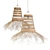 Title: Rattan Hanging Chandelier 3D model small image 1