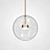 Bubble B LED Pendant Light 3D model small image 1