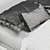 Sleek Modern Bed Design 3D model small image 3