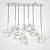 Bubble B Glass Pendant Light 3D model small image 1