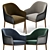 Anabel Chair: Stylish and Sleek Seating 3D model small image 2