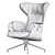 BD LOUNGER Armchair: Contemporary Comfort 3D model small image 6