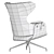 BD LOUNGER Armchair: Contemporary Comfort 3D model small image 7