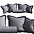 Elegant Pillow Design: Corona Render 3D model small image 3