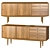 Vintage Quilda Sideboard: Elegant Storage Solution 3D model small image 1