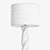 Elegant Twist Floor Lamp 3D model small image 6