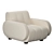 Luxury Brigitte Armchair: Designed by Jonathan Adler 3D model small image 1