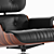 Elegant Eames Lounge Chair & Ottoman 3D model small image 3