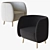 Modern Mousse P Armchair 3D model small image 2