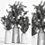 Elegant Gray Branch Pot 3D model small image 7