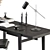 Sleek and Functional: Poliform Work Desk 3D model small image 2