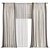 Title: Refined Curtain 866 3D model small image 1