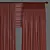 Title: Refined Curtain 866 3D model small image 3